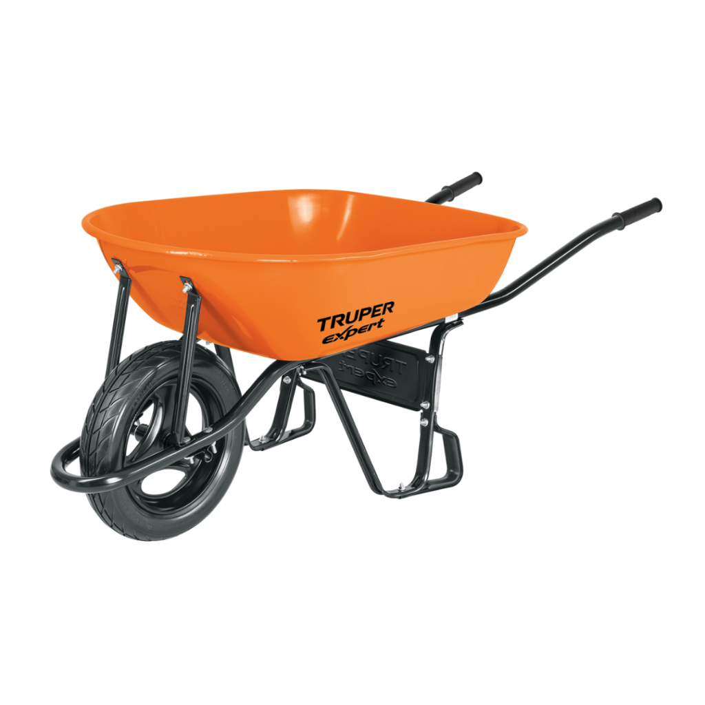 Carretilla 5.5ft3 Imponchable bastidor tubular,Truper Expert